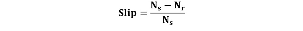 Slip formula for motors
